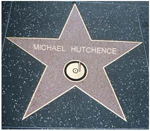 Walk Fame Star on Aim   Michael Hutchence S Name On The Hollywood Walk Of Fame